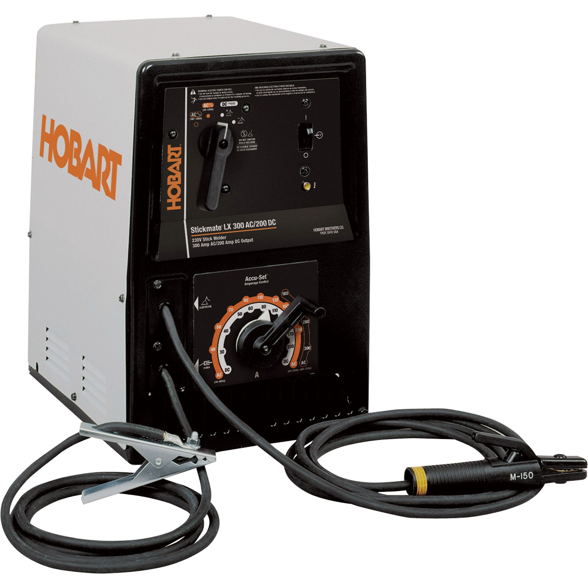 FREE SHIPPING — Hobart Stickmate LX 300 AC/200 DC 230V Arc Welder/Stick Welder — 205 Amp Output, Model# 500560